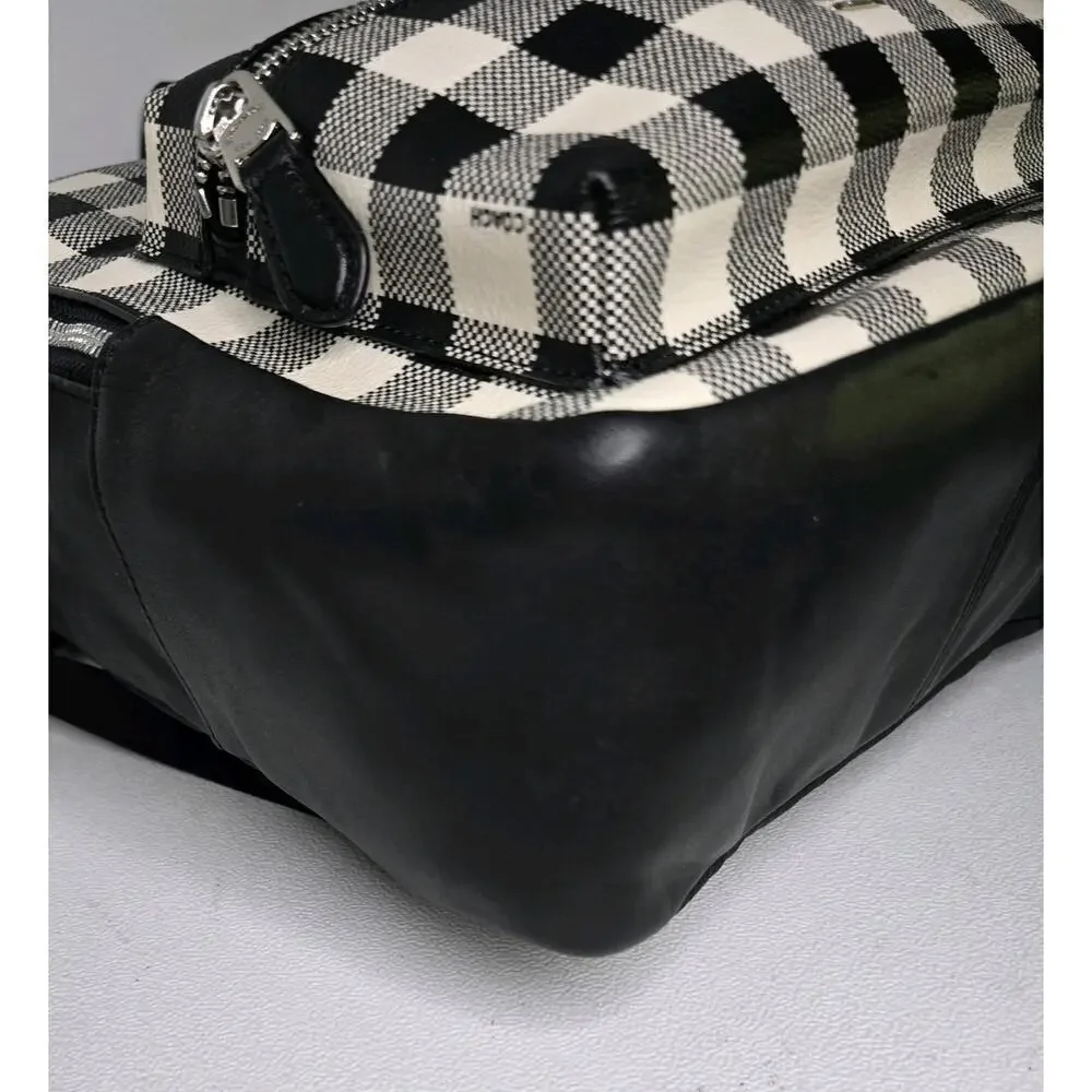 Coach Medium Charlie Backpack With Gingham Print - F38949-NWOT